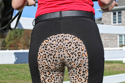 Buckwild Curvy High-Waist Breech Leopard