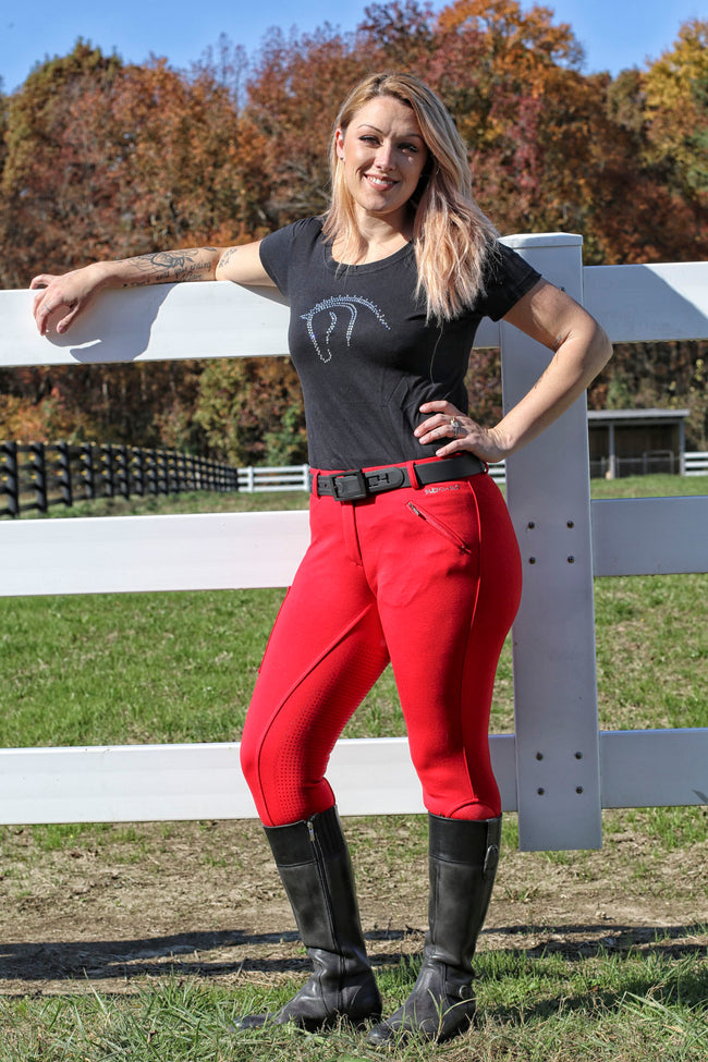 Rusty Red Full Seat Riding Leggings – Equine Splendour