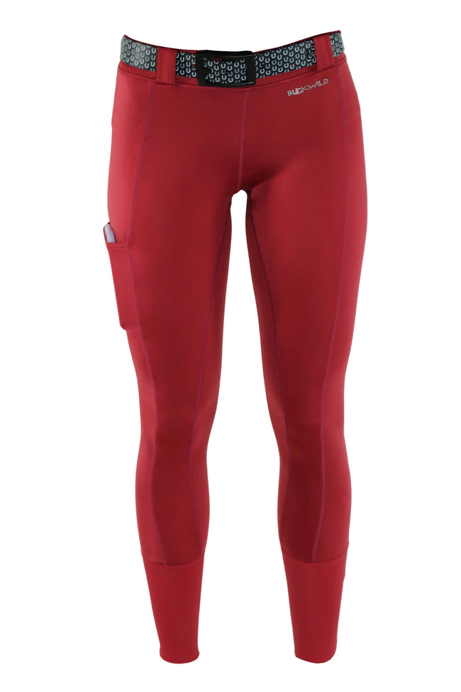 All New Riding Tights | Berry (Moisture Wicking)