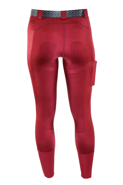 All New Riding Tights | Berry (Moisture Wicking)