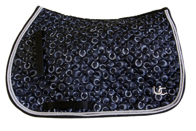 Saddle Pad - Dressage Horse Shoes