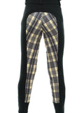 Kid's Signature Mid-Waist Breech | Black + Plaid