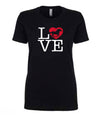 Favorite Tee | Scoop Neck | LOVE (Black)