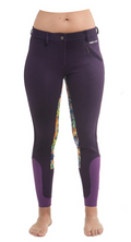 Signature Mid-Waist Breech | Purple + Painted Ponies | Side Pocket